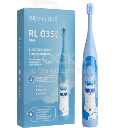 Звуковая щетка Revyline RL 035 Kids, голубая