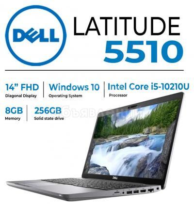 Ультрабук Dell Latitude 5510, i5-10210 1,7 GHz,8gb,256gb M.2 SSD,14/матовый(1920x1080),IPS