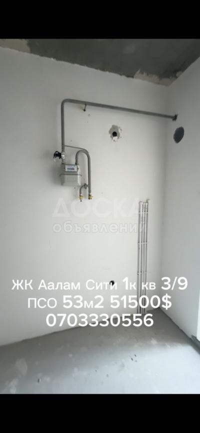 Продаю 1-комнатную квартиру, 53кв. м., этаж - 3/9, Жк "Аалам Сити".