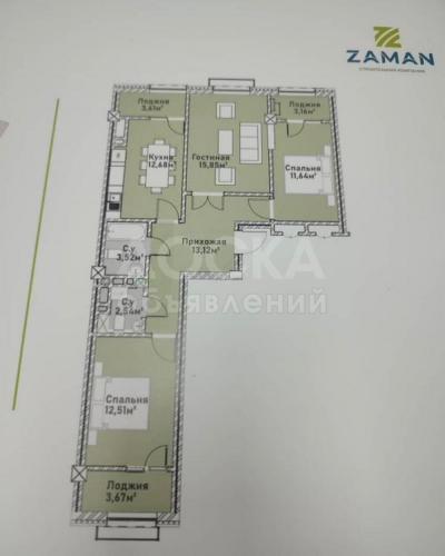 Продаю 3-комнатную квартиру, 82кв. м., этаж - 9/12, Алматинка/Магистраль.