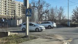 На Алматинке производился сброс воздуха, поэтому на мосту был фонтан, - мэрия