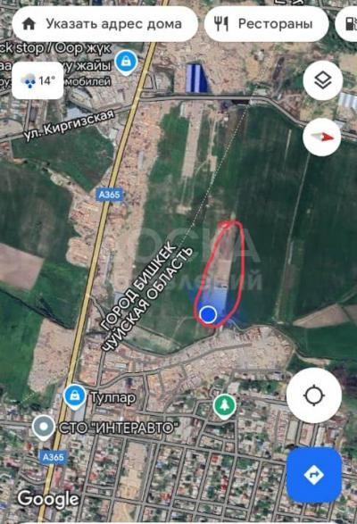 Продаю участок пром назначения, 1 га Объездная, ближе к Дордою.