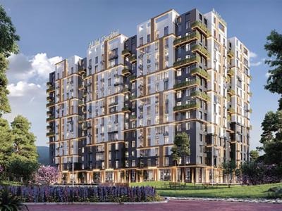 Продаю 1-комнатную квартиру, 48кв. м., этаж - 6/12, 1 и 2 комнатные квартиры в строящемся ЖК Манас от компании Мунара строй!.