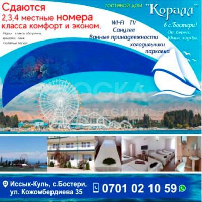 Гостевой дом "Коралл" в с. Бостери!