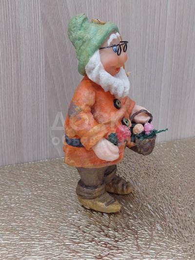 Гном елочное украшение– ручная работа