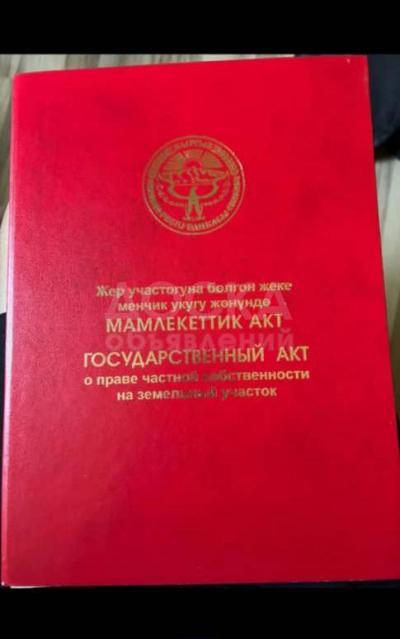 Продаю участок сельхоз назначения, 3 га с. Бостери (Иссык-Куль).