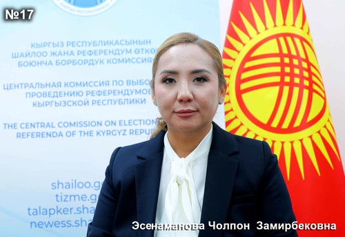 Эсенаманова Чолпон Замирбековна