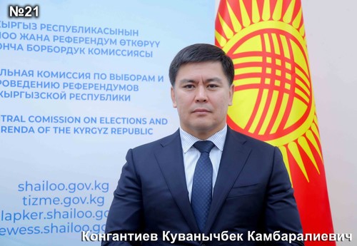 Конгантиев Куванычбек Камбаралыевич