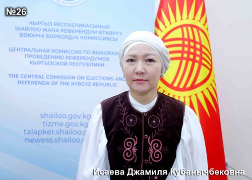 Исаева Джамиля Кубанычбековна