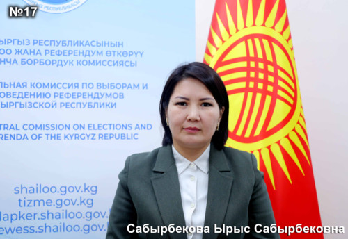 Сабырбекова Ырыс Сабырбековна