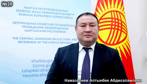 Намазалиев Алтынбек Абдисаламович