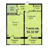 Продаю 2-комнатную квартиру, 54кв. м., этаж - 2/9, АЛМАТИНКА/ ГОРЬКОГО.