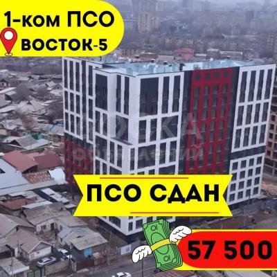 Продаю 1-комнатную квартиру, 48кв. м., этаж - 12/12, Восток - 5 Кийизбаева .
