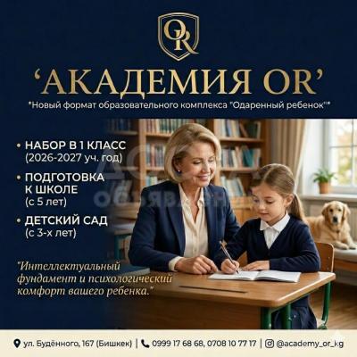 "АКАДЕМИЯ OR". Набор в 1 класс, подготовка к школе, детский сад