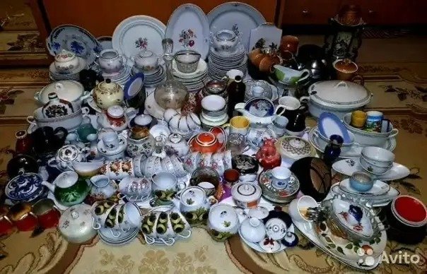Куплю бу посуда. Хрусталь, сервиз, мельхиор, статуэтки.