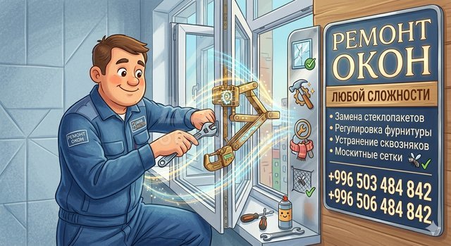Ремонт окон и дверей любой Сложности