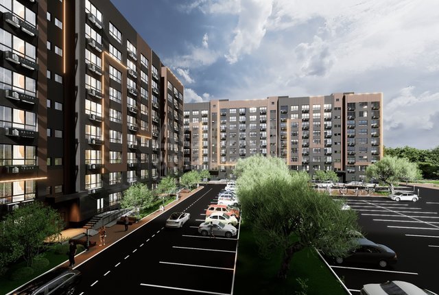 Продаю 1-комнатную квартиру, 44 кв. м., этаж 3/9, г. Токмок, ул. Ленина, 194а — 196.