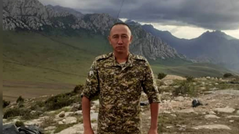 Военнослужащий Нургазы Мамытов