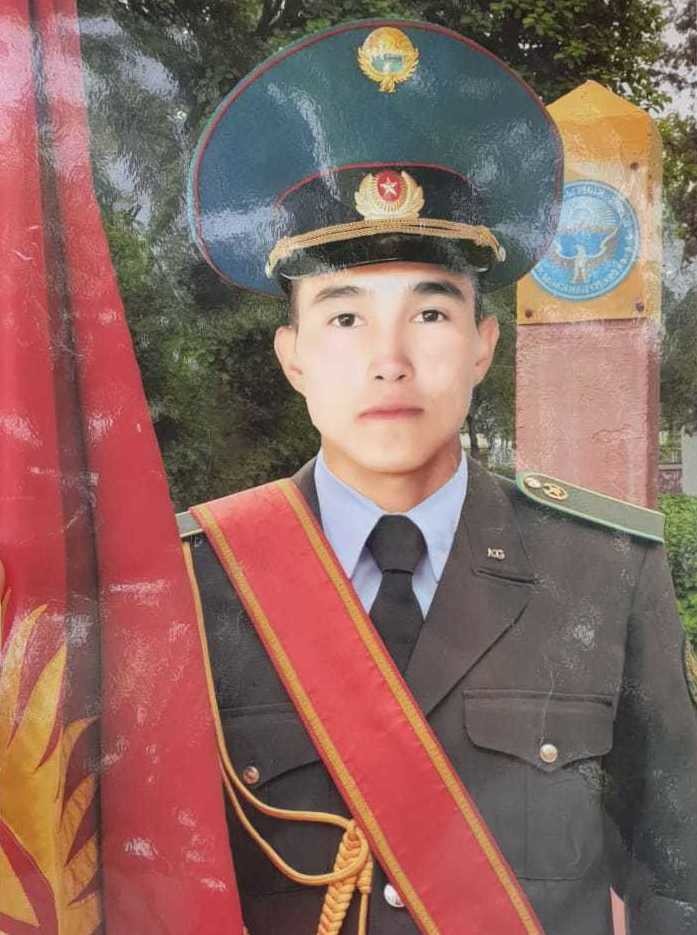 Военнослужащий Турсунбаев Эрлан Нурадинович
